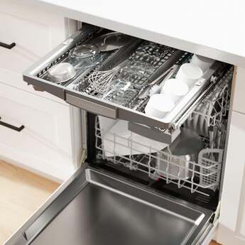 Bosch SHP78CM2N 800 Series 24 Inch White Built-In Fully Integrated Dishwasher — thumbnail 5