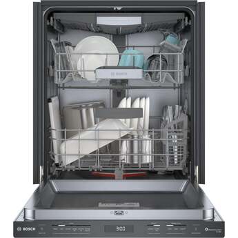 Bosch SHP78CM4N 800 Series 24 Inch Black Stainless Steel Built-In Fully Integrated Dishwasher — thumbnail 19