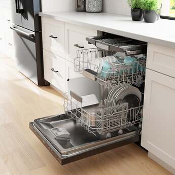 Bosch SHP78CM4N 800 Series 24 Inch Black Stainless Steel Built-In Fully Integrated Dishwasher — thumbnail 34