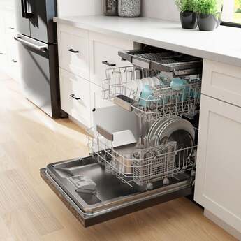 Bosch SHP78CM4N 800 Series 24 Inch Black Stainless Steel Built-In Fully Integrated Dishwasher — thumbnail 45