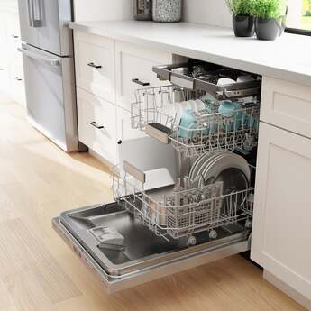 Bosch24 Inch Built-in Dishwasher With Pocket Handle 3rd Rack Flex 44Dba, : Stainless Steel — thumbnail 10
