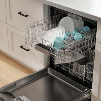 Bosch24 Inch Built-in Dishwasher With Pocket Handle 3rd Rack Flex 44Dba, : Stainless Steel — thumbnail 12