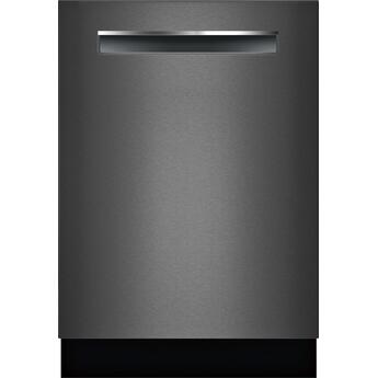 Bosch 800 24" Black Stainless Steel Fully Integrated Dishwasher with CrystalDry - Energy Star
