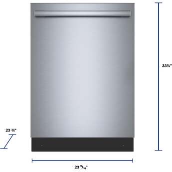 Bosch SHX65DM5N 24 Inch Fully Integrated Built-In Smart Dishwasher Stainless Steel — thumbnail 2