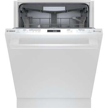 Bosch SHX78CM2N 800 Series 24 Inch White Built-In Fully Integrated Dishwasher — thumbnail 24