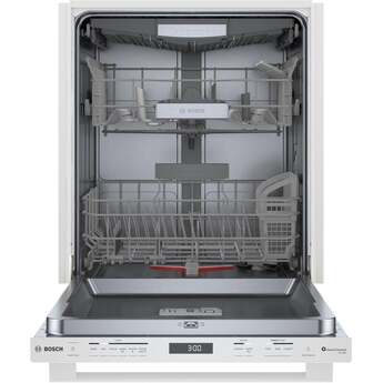 Bosch SHX78CM2N 800 Series 24 Inch White Built-In Fully Integrated Dishwasher — thumbnail 44