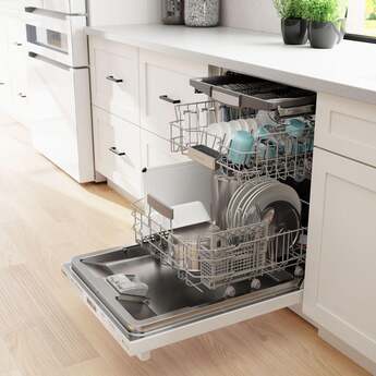 Bosch SHX78CM2N 800 Series 24 Inch White Built-In Fully Integrated Dishwasher — thumbnail 46