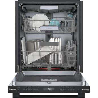 Bosch SHX78CM6N 800 Series 24 Inch Black Built-In Fully Integrated Dishwasher — thumbnail 20