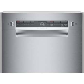 Bosch 18 Inch Full Console Recessed Handle Built-In Smart Dishwasher with 10 Place Settings, 3rd Rack, 46 dBA, 5 Programs, 5 Functions, InfoLight, Child Lock, RackMatic™, Delay Start, Home Connect™, AquaStop®, PrecisionWash®, PureDry®, ADA Compliant and ENERGY STAR®: Stainless Steel — thumbnail 23
