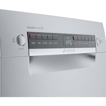 Bosch 18 Inch Full Console Recessed Handle Built-In Smart Dishwasher with 10 Place Settings, 3rd Rack, 46 dBA, 5 Programs, 5 Functions, InfoLight, Child Lock, RackMatic™, Delay Start, Home Connect™, AquaStop®, PrecisionWash®, PureDry®, ADA Compliant and ENERGY STAR®: Stainless Steel — thumbnail 34
