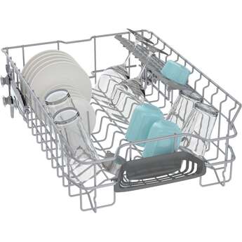 Bosch 18 Inch Full Console Recessed Handle Built-In Smart Dishwasher with 10 Place Settings, 3rd Rack, 46 dBA, 5 Programs, 5 Functions, InfoLight, Child Lock, RackMatic™, Delay Start, Home Connect™, AquaStop®, PrecisionWash®, PureDry®, ADA Compliant and ENERGY STAR®: Stainless Steel — thumbnail 4