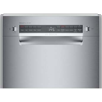 Bosch 18 Inch Full Console Recessed Handle Built-In Smart Dishwasher with 10 Place Settings, 3rd Rack, 46 dBA, 5 Programs, 5 Functions, InfoLight, Child Lock, RackMatic™, Delay Start, Home Connect™, AquaStop®, PrecisionWash®, PureDry®, ADA Compliant and ENERGY STAR®: Stainless Steel — thumbnail 45
