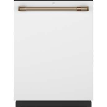 Cafe 24" Matte White Fully Intergrated Dishwasher - Energy Star
