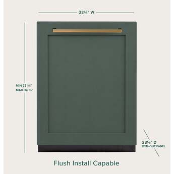 Cafe 24 Inch Built-In CustomFit Smart Dishwasher With Stainless Steel Interior, Ultra Wash Top Rack, Dual Convection Ultra Dry And 44 dBA: Panel Ready — thumbnail 12