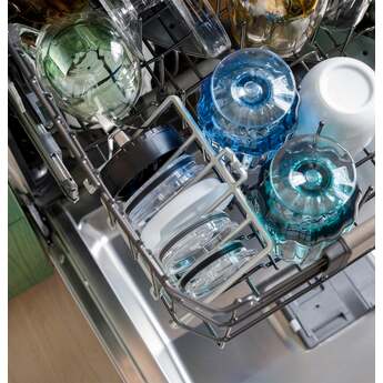 Cafe 24 Inch Fully Integrated Built-In Smart Dishwasher with 16 Place Setting Capacity, 6 Wash Cycles, 44 dBA Noise Level, and Ultra Wash: Fingerprint Resistant Stainless Steel with Brushed Stainless Handles — thumbnail 15