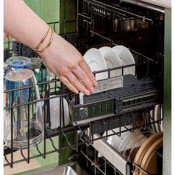 Cafe 24 Inch Fully Integrated Built-In Smart Dishwasher with 16 Place Setting Capacity, 6 Wash Cycles, 44 dBA Noise Level, and Ultra Wash: Fingerprint Resistant Stainless Steel with Brushed Stainless Handles — thumbnail 31