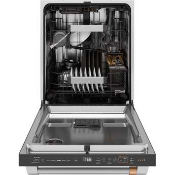 Cafe 24 Inch Fully Integrated Built-In Smart Dishwasher with 16 Place Setting Capacity, 6 Wash Cycles, 44 dBA Noise Level, and Ultra Wash: Fingerprint Resistant Stainless Steel with Brushed Stainless Handles — thumbnail 5
