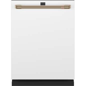Cafe 24" Matte White Fully Intergrated Dishwasher - Energy Star