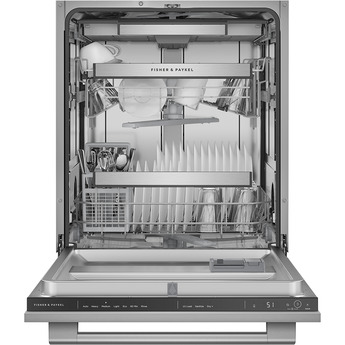 Fisher Paykel 24 Inch Fully Integrated Dishwasher with 14 Place Setting Capacity, 10 Wash Cycles, Third Rack, 45 dBA Noise Level, Interior LED Lighting, Flexible Wash Options, Sanitize, Extra Dry Setting, Energy Star and ADA Compliant: Panel Ready — thumbnail 13