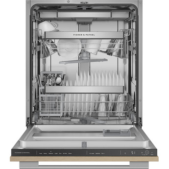 Fisher Paykel 24 Inch Fully Integrated Dishwasher with 14 Place Setting Capacity, 10 Wash Cycles, Third Rack, 45 dBA Noise Level, Interior LED Lighting, Flexible Wash Options, Sanitize, Extra Dry Setting, Energy Star and ADA Compliant: Panel Ready — thumbnail 16