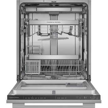 Fisher Paykel 24 Inch Fully Integrated Dishwasher with 14 Place Setting Capacity, 10 Wash Cycles, Third Rack, 45 dBA Noise Level, Interior LED Lighting, Flexible Wash Options, Sanitize, Extra Dry Setting, Energy Star and ADA Compliant: Panel Ready — thumbnail 7