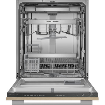 Fisher Paykel 24 Inch Fully Integrated Dishwasher with 14 Place Setting Capacity, 10 Wash Cycles, Third Rack, 45 dBA Noise Level, Interior LED Lighting, Flexible Wash Options, Sanitize, Extra Dry Setting, Energy Star and ADA Compliant: Panel Ready — thumbnail 8