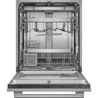 Fisher Paykel 24 Inch Fully Integrated Dishwasher with 14 Place Setting Capacity, 10 Wash Cycles, Third Rack, 45 dBA Noise Level, Interior LED Lighting, Flexible Wash Options, Sanitize, Extra Dry Setting, Energy Star and ADA Compliant: Panel Ready — thumbnail 9