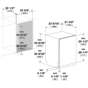 Fulgor Milano 24 Inch 700 Series ADA Dishwasher: Panel Ready — thumbnail 2