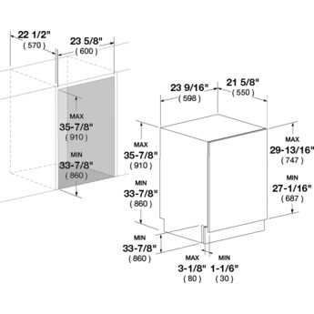 Fulgor Milano 24 Inch 700 Series Dishwasher: Panel Ready — thumbnail 5