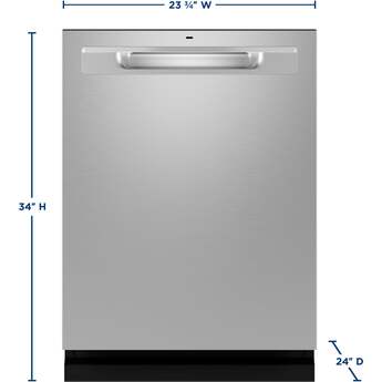 GE GDP670SYVFS 24 Inch Fingerprint Resistant Stainless Steel Built-In Fully Integrated Dishwasher — thumbnail 17