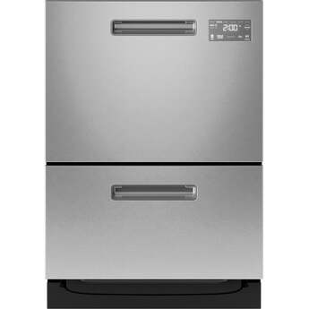 GE PDD415PYYFS 24 Inch Double Drawer Dishwasher Stainless Steel