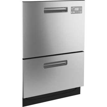 GE PDD415PYYFS 24 Inch Double Drawer Dishwasher Stainless Steel — thumbnail 10