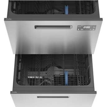 GE PDD415PYYFS 24 Inch Double Drawer Dishwasher Stainless Steel — thumbnail 13