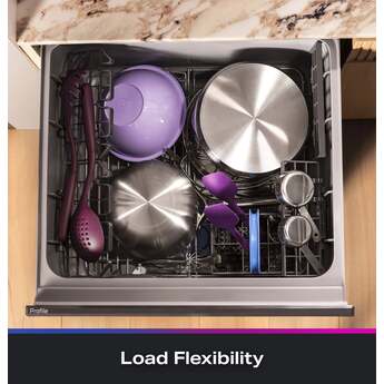 GE PDD415PYYFS 24 Inch Double Drawer Dishwasher Stainless Steel — thumbnail 14