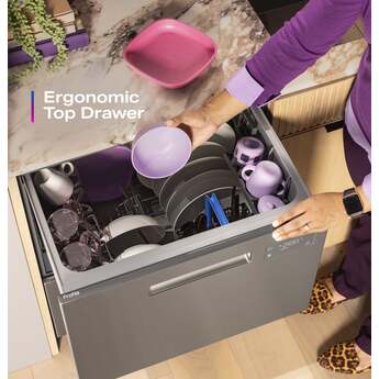 GE PDD415PYYFS 24 Inch Double Drawer Dishwasher Stainless Steel — thumbnail 19