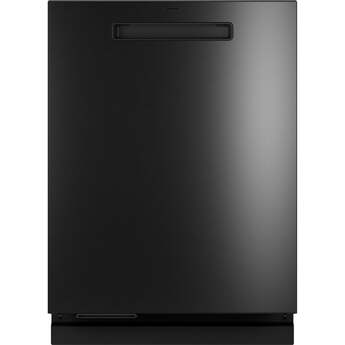 Profile 24 Inch Energy Star Smart UltraFresh System Dishwasher with Microban Antimicrobial Technology with Deep Clean Washing 3rd Rack, Pocket Handle, 42 dBA: Fingerprint Resistant Black Stainless Steel