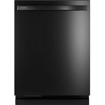 GE Profile 24 Inch Fully Integrated Smart Dishwasher Fingerprint Resistant Black Stainless Steel