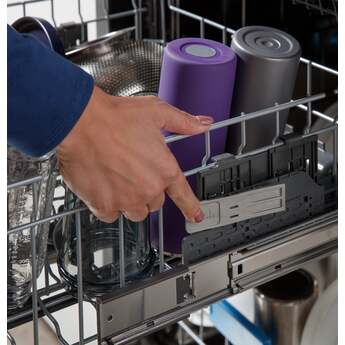 GE Profile 24 Inch Fully Integrated Smart Dishwasher Fingerprint Resistant Black Stainless Steel — thumbnail 24