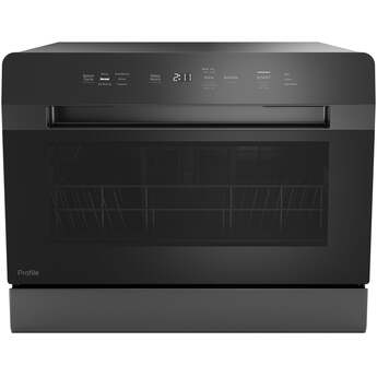 GE PZF560HGWBB 22 Inch Compact Smart Dishwasher Black