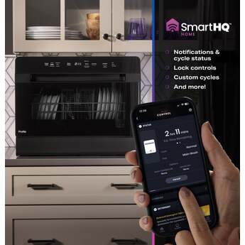 GE PZF560HGWBB 22 Inch Compact Smart Dishwasher Black — thumbnail 13