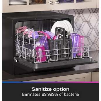 GE PZF560HGWBB 22 Inch Compact Smart Dishwasher Black — thumbnail 14