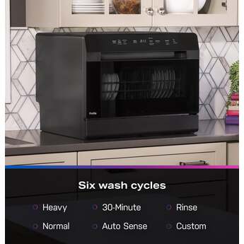 GE PZF560HGWBB 22 Inch Compact Smart Dishwasher Black — thumbnail 22