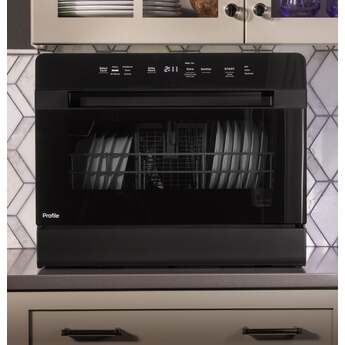 GE PZF560HGWBB 22 Inch Compact Smart Dishwasher Black — thumbnail 4