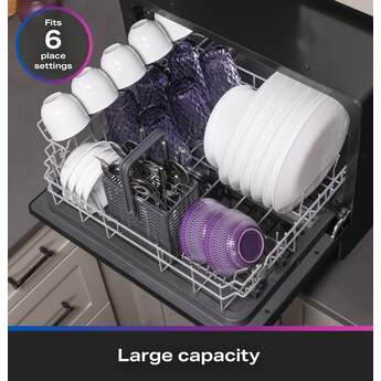 GE PZF560HGWBB 22 Inch Compact Smart Dishwasher Black — thumbnail 9