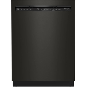 Kitchen Aid KitchenAid 24" PrintSheild Black Stainless Steel Full Console Dishwasher with Fr