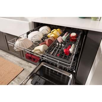 KitchenAid 24 Inch Built-In Dishwasher With Third Level Utensil Rack, 40+ Wash Jets, 41 dB And Front Controls: Black Ore — thumbnail 14