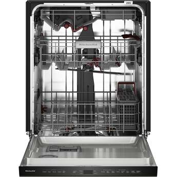 KitchenAid 24 Inch Fully Integrated Built-In Dishwasher with 16 Place Setting Capacity, 5 Wash Cycles, 50+ Total Wash Jets, 360° Max Jets™ Third Rack, 7.25 cu. ft. MaxTub, Advanced ProDry™ System, Automatic Door Open Dry System, and True Self-Cleaning Filtration: Black Ore — thumbnail 35