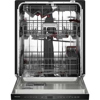 KitchenAid 24 Inch Fully Integrated Built-In Dishwasher with 16 Place Setting Capacity, 5 Wash Cycles, 50+ Total Wash Jets, 360° Max Jets™ Third Rack, 7.25 cu. ft. MaxTub, Advanced ProDry™ System, Automatic Door Open Dry System, and True Self-Cleaning Filtration: Juniper — thumbnail 2