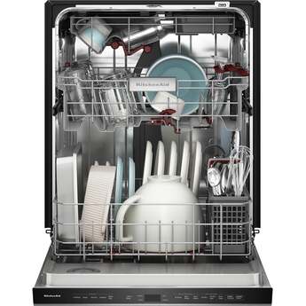 KitchenAid 24 Inch Built-In Dishwasher With Third Level Utensil Rack, 360 Degree Max Jets, Advanced ProDry, Ultra-Bright LED Lighting, 44 dB And Pocket Handle: Stainless Steel — thumbnail 23