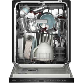 KitchenAid 24 Inch Built-In Dishwasher With Third Level Utensil Rack, 360 Degree Max Jets, Advanced ProDry, Ultra-Bright LED Lighting, 44 dB And Pocket Handle: Stainless Steel — thumbnail 33